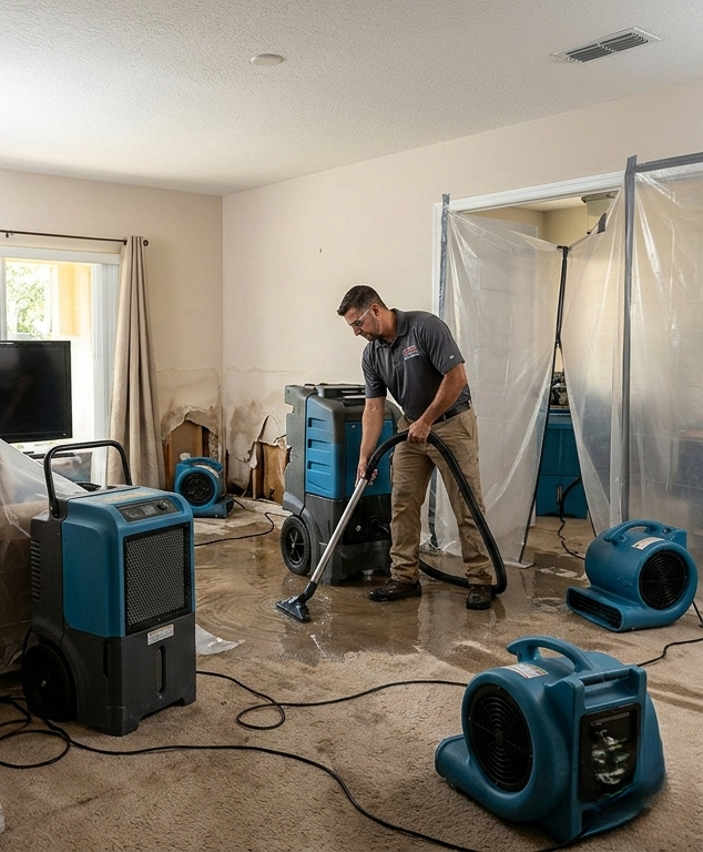 water damage restoration davenport